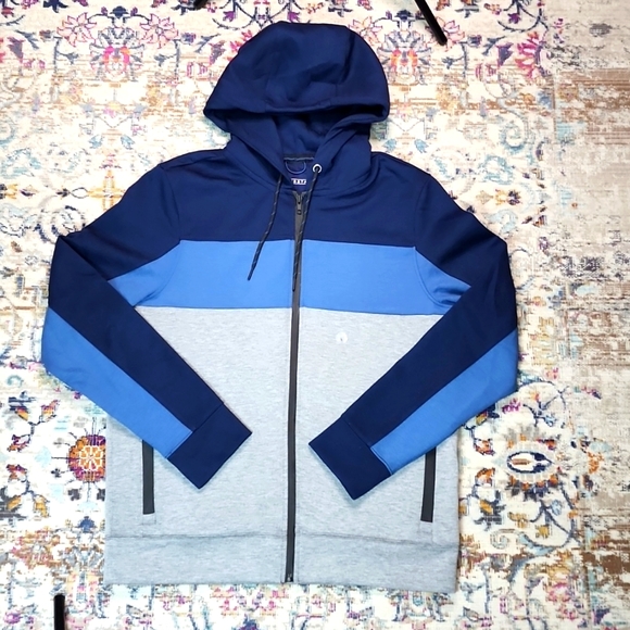 Aeropostale Other - NWOT Aeropostale Performance Hoodie Blue and Grey, sz Large